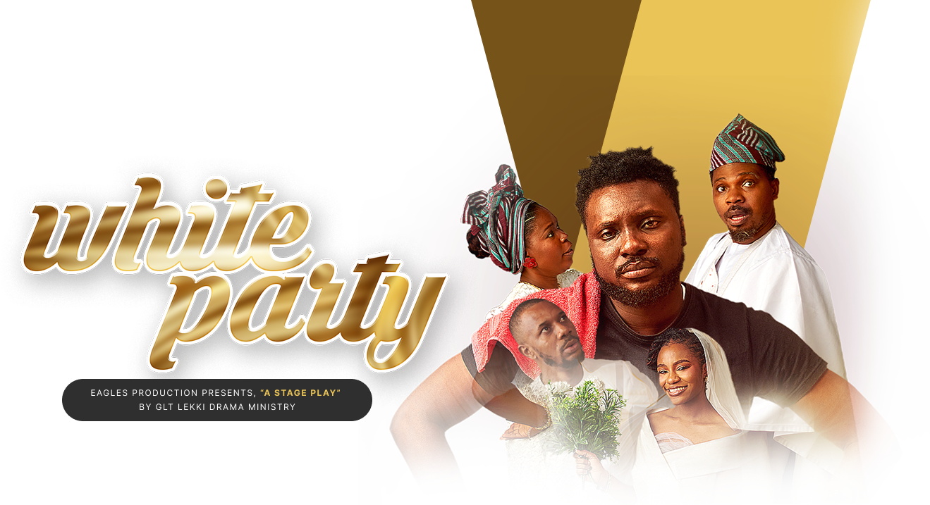 The cast of White Party